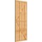 Ekena Millwork Framed Board-n-Batten Shutters w/Z-Bar, Rough Sawn Western Red Cedar, 32 1/4W x 78H, PR RBF06Z32X078RWR - alternate 2